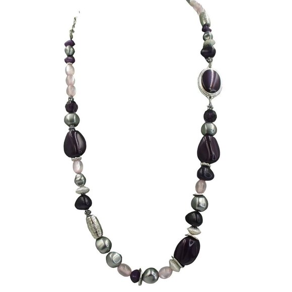 Chico's Beaded Convertible Multi Color Strand Necklace NEW - Picture 8 of 9